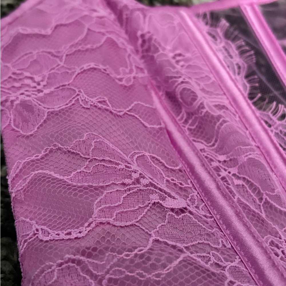 Victoria's Secret Pink Lace Top - Picture 3 of 5